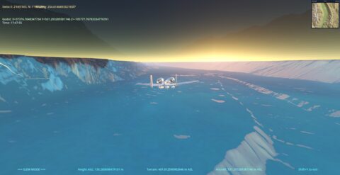 Lake bathymetry rendering, ProVPilot release 1.0.10